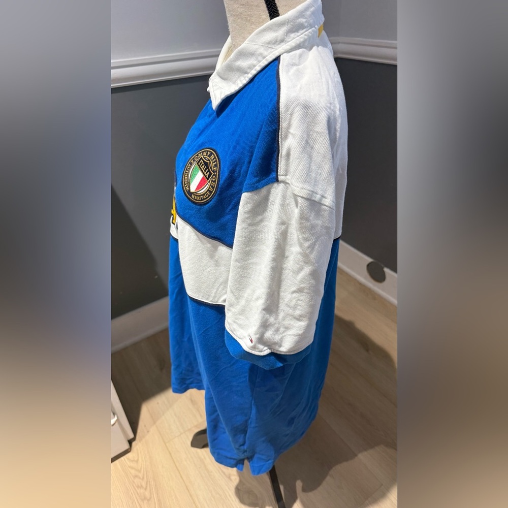 Vintage 90’s Tommy Hilfiger "Italia" polo shirt size XXL - Picture 3 of 6